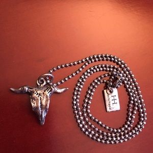 Longhorn Necklace. Worn once.