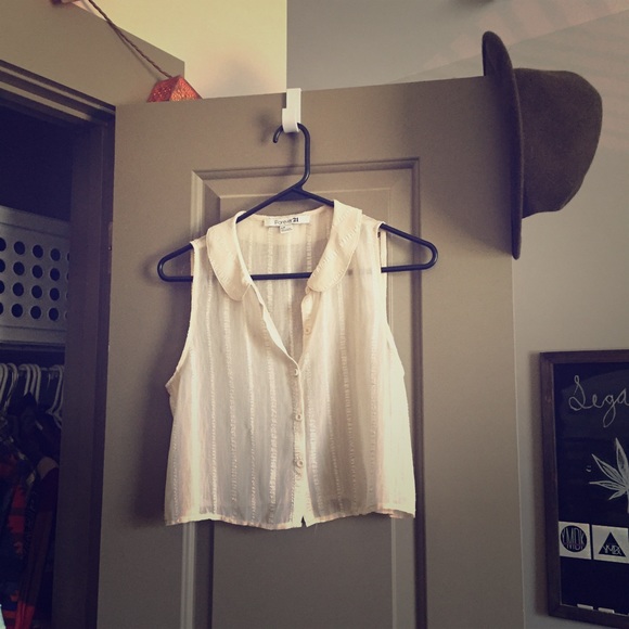 Sheer Cropped Tank