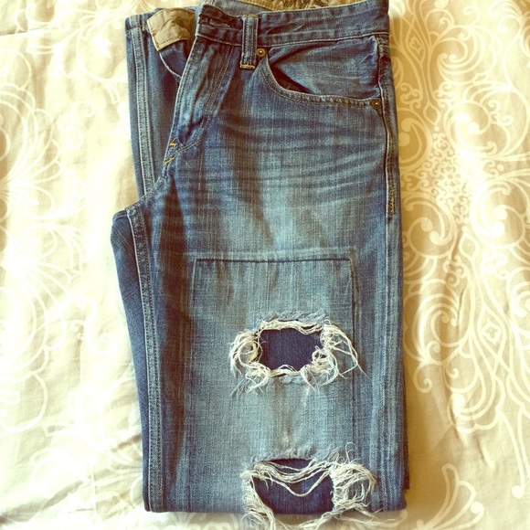 Men's jeans ROCCO slim fit low rise boot cut