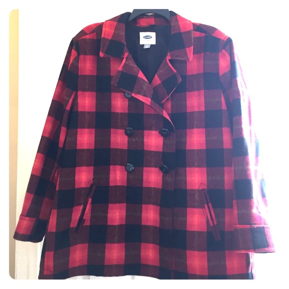 Old Navy plus size wool pea coat