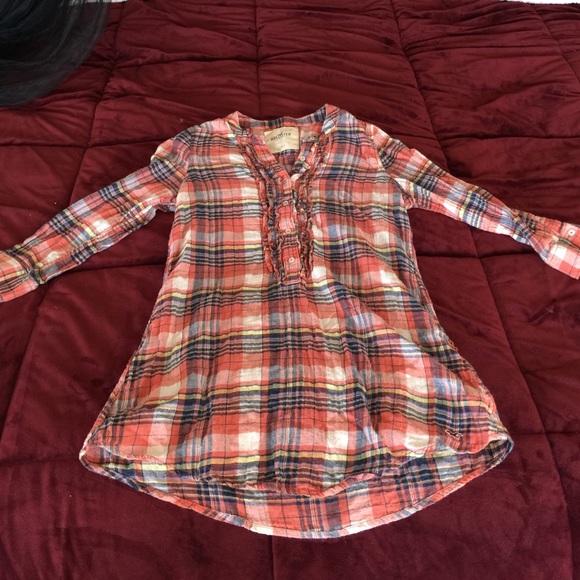 Hollister plaid shirt