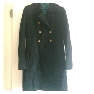 GUESS wool pea coat teal lining, 🚫bundle w/Lg itm