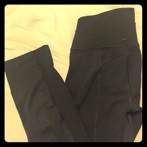 Lululemon all black ankle length s