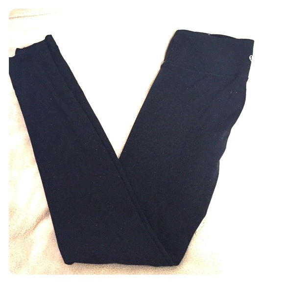 lululemon black wunder under leggings size 6