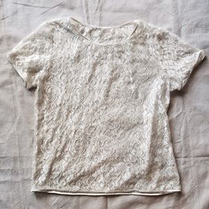 American Apparel Tops - American Apparel Lace Top Size M/L American Apparel Tops - American Apparel Lace Top Size M/L