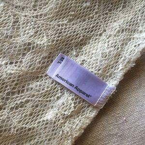 American Apparel Tops - American Apparel Lace Top Size M/L American Apparel Tops - American Apparel Lace Top Size M/L