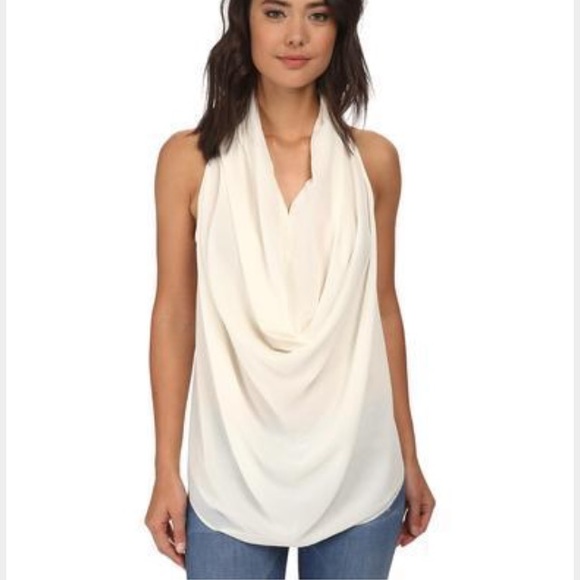 Slouch sleeveless blouse
