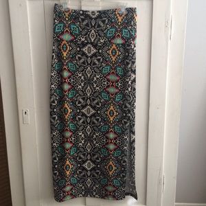 Aztec maxi skirt