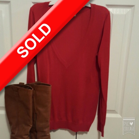 Forever 21 Sweaters - {Deep V-neck Sweater}