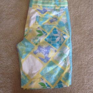 Lilly Pulitzer white label Bermuda shorts