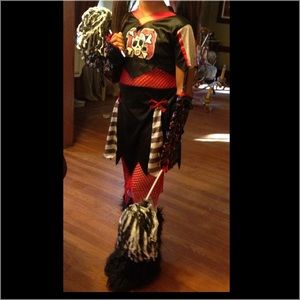 Halloween cheerleader zombie costume