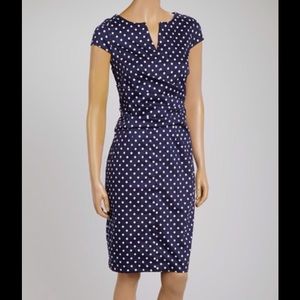 Navy & White Polka Dots