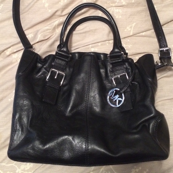 Black leather Michael Kors bag