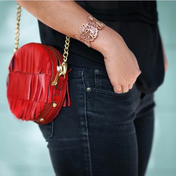 Stella & Dot Geneva Rose Gold Cuff