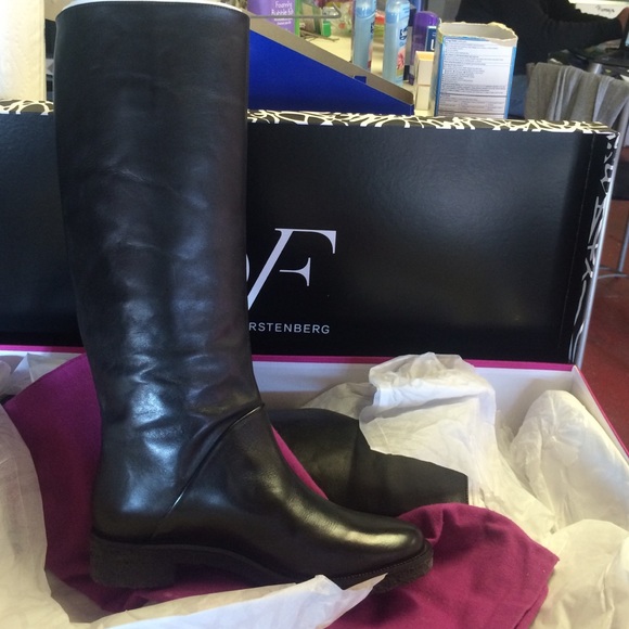 Dianne Von furstenberg Ainsley black riding boots - Picture 3 of 3