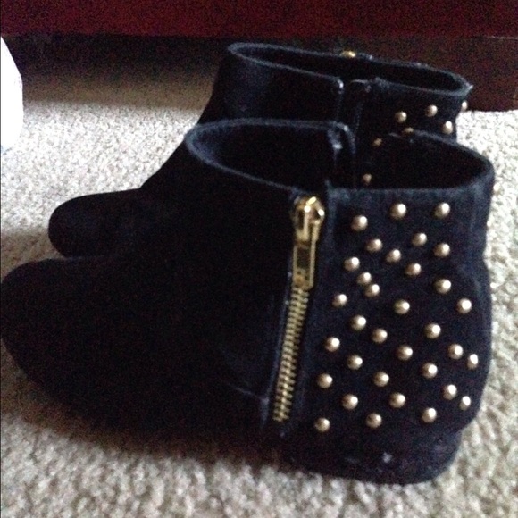 black studded booties - Picture 2 of 4
