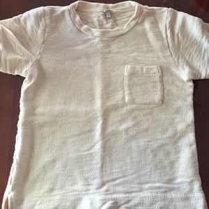 Short sleeved sweatshirt