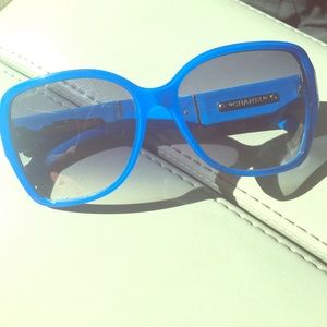 Royal Blue Chanel Sunglasses