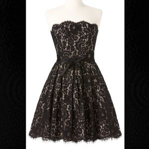 Robert Rodriguez black lace party dress