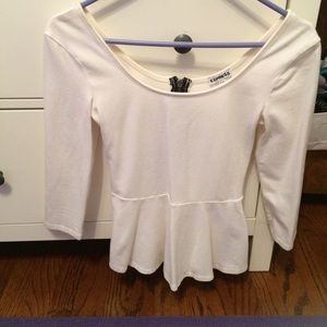 express peplum top!