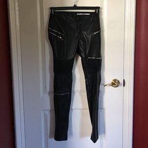 Zara leather pants
