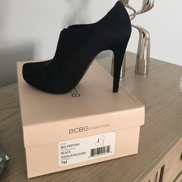 Beautiful BCBGenaration suede booties.