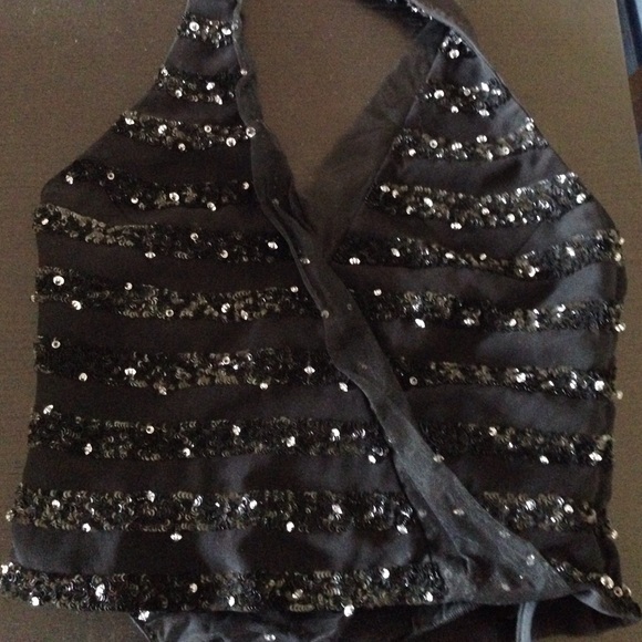 Armani Black Halter