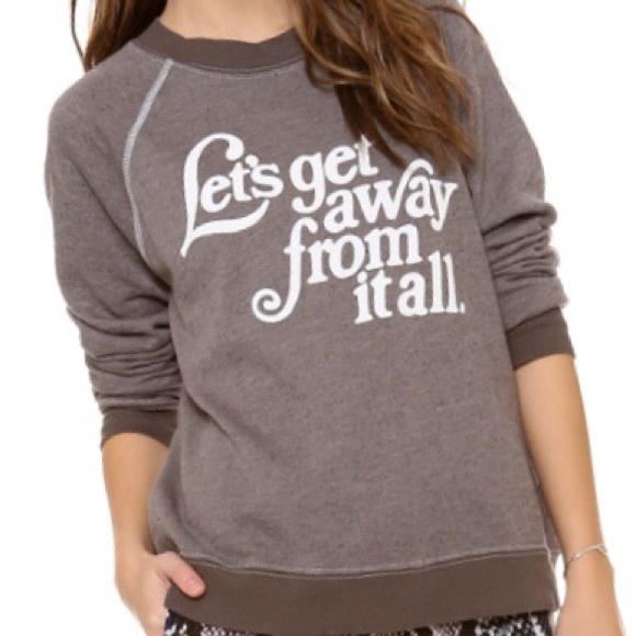 Wildfox Sweaters - HP🎉 Wildfox • "Let's Get Away" Kim Sweater SB16