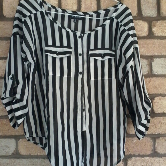 A sheer shirt