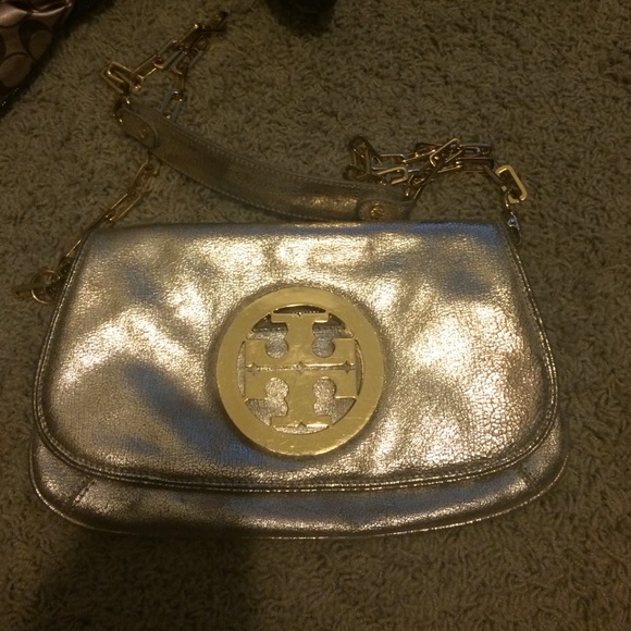 Tory burch gold cross body