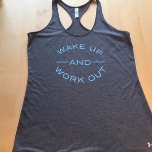 Under Armour Heather Gray Workout Tank