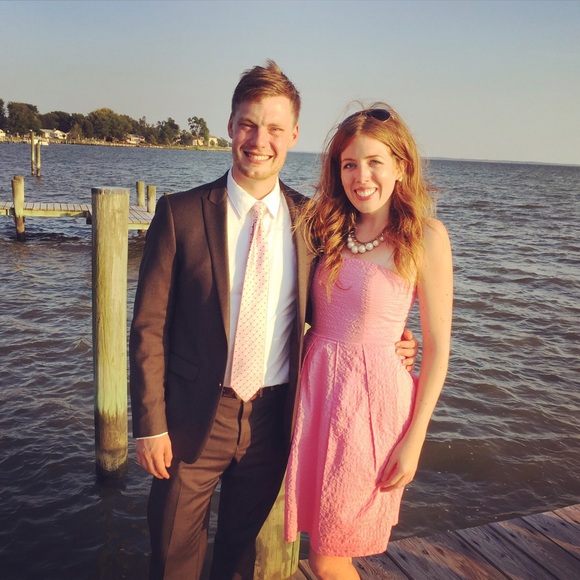 J. Crew pink strapless dress with pockets 🙌🏻 - Picture 3 of 3