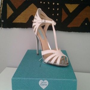 Ivory. Blue by Betsey Johnson heel