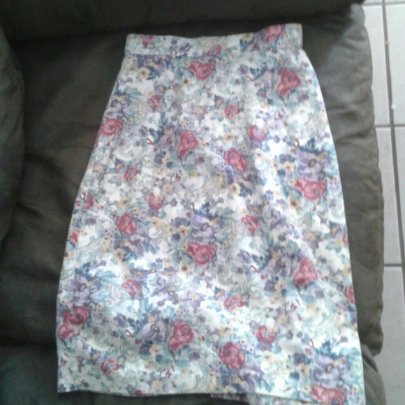 Vintage high waist pencil skirt