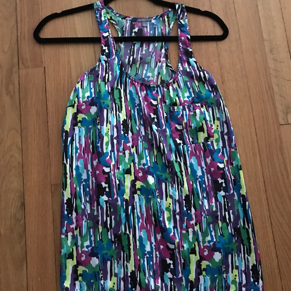 CHARLOTTE RUSSE MULTICOLOR TANK SIZE S