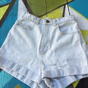 AMERICAN APPAREL HIGH WAISTED SHORTS