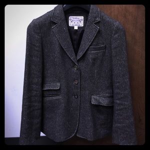 Dark brown tweed blazer!!