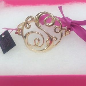 Initial Monogram Bracelets in Silver or Gold-NWT