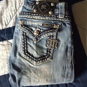 Light blue miss me jeans inseam 35