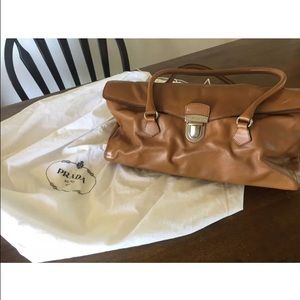 Prada authentic satchel. Measurements: 13x6x5