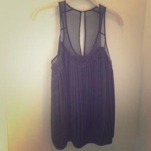 Sexy black Club Monaco blouse