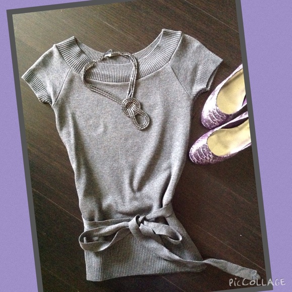 A. Byer~ Fitted Sweater Top