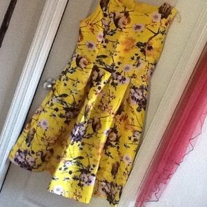 NWT Vintage Style Midi Dress Full Skirt