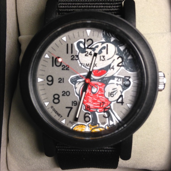 An authentic vintage Mickey Mouse wrist watch