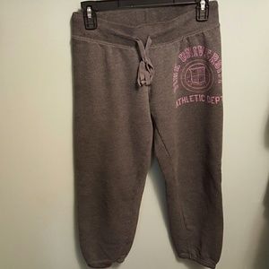 VS Pink capri sweats