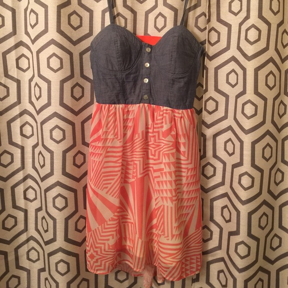 GB hi low hem dress