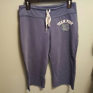 VS Pink capri sweats