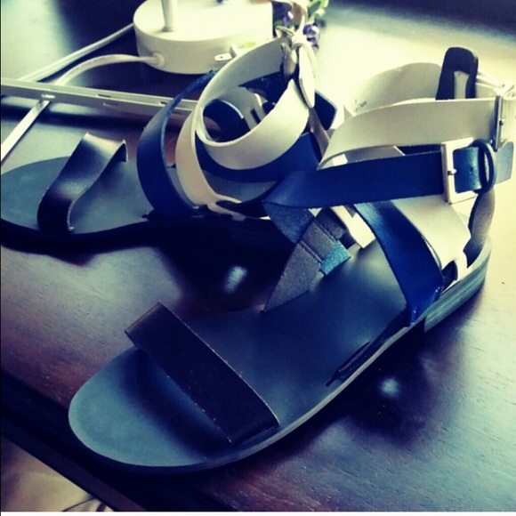 Free people Sandals bcbg metallic dress