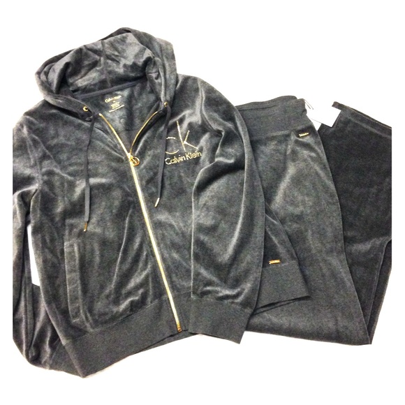 Calvin Klien velour sweats