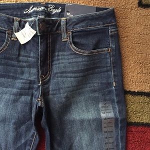 American Eagle Dark Wash Jeggings - Size 12